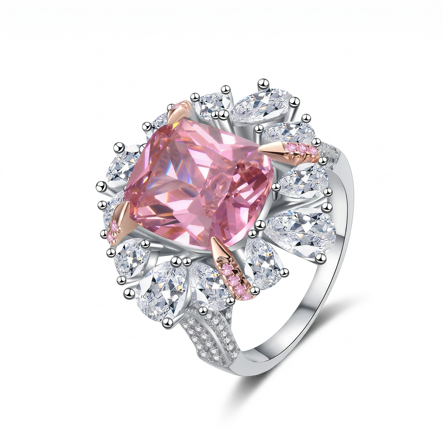 Pink Claw Diamond ring