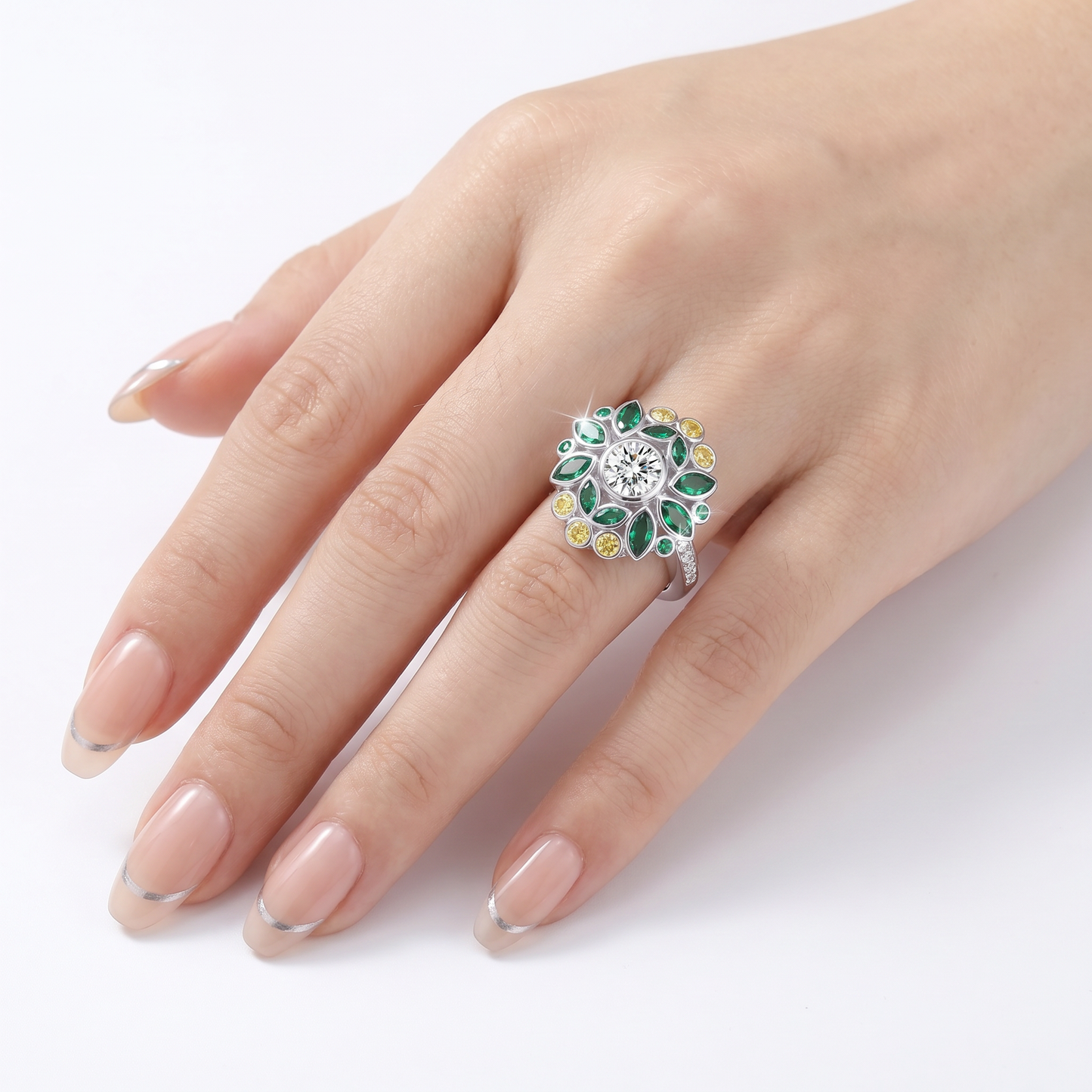 Chartreuse Radiance ring