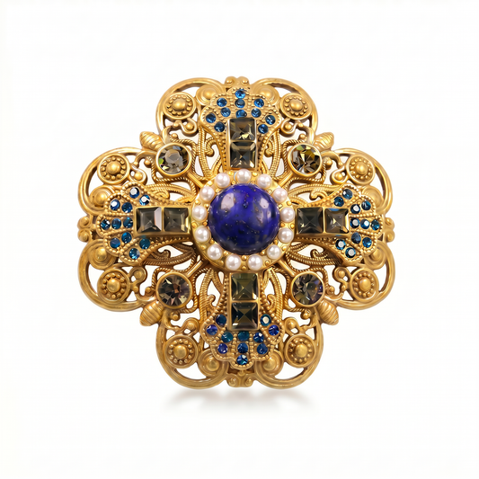 Cross brooch