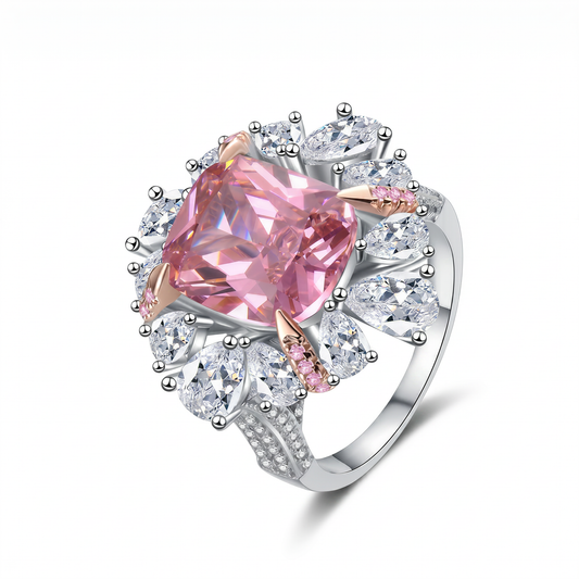 Pink Claw Diamond ring
