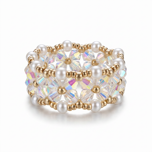 Pearl White Ring